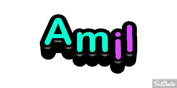 Amil Text effect