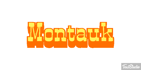 Montauk Effetto testo