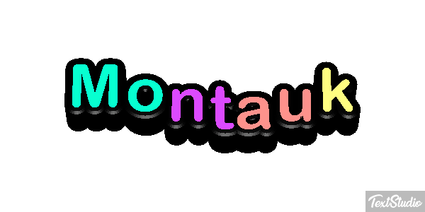 Montauk Effetto testo