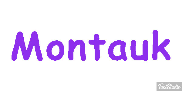 Montauk Effetto testo