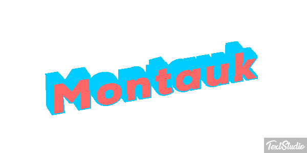 Montauk Effetto testo