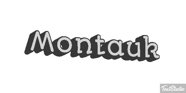 Montauk Effetto testo