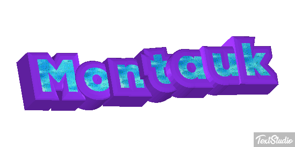 Montauk Effetto testo