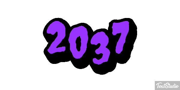2037 Text effect