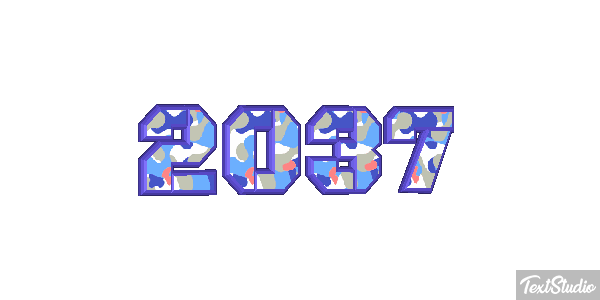 2037 Text effect