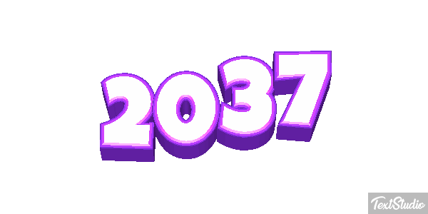 2037 Text effect