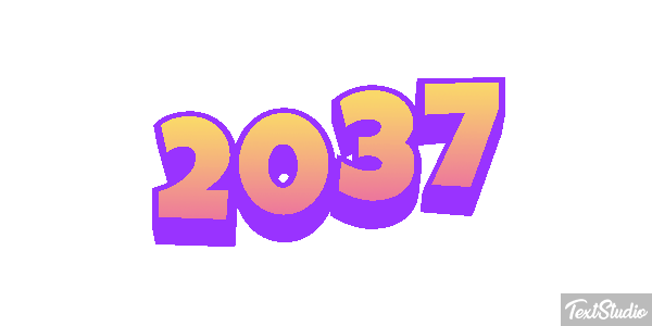 2037 Text effect