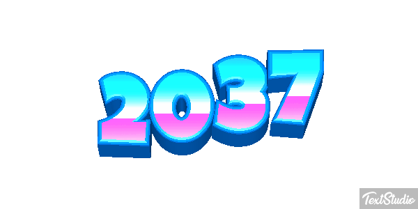 2037 Text effect