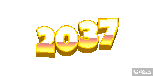 2037 Text effect