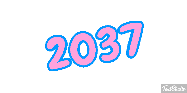 2037 Text effect