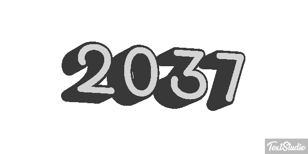 2037 Text effect