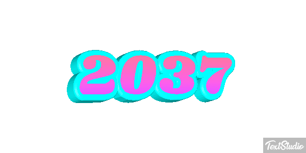 2037 Text effect