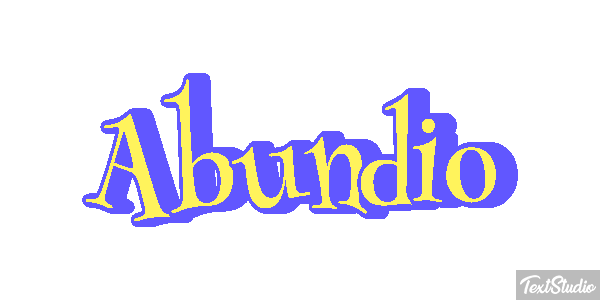 Abundio Efecto de texto