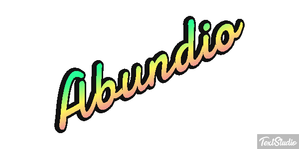 Abundio Efecto de texto