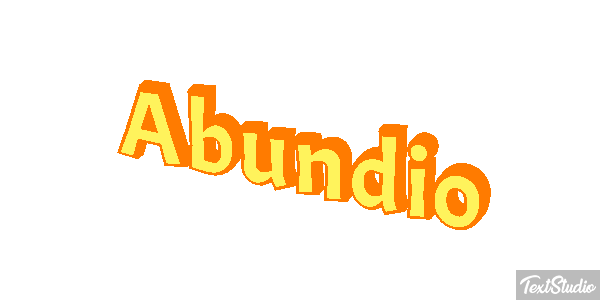 Abundio Efecto de texto