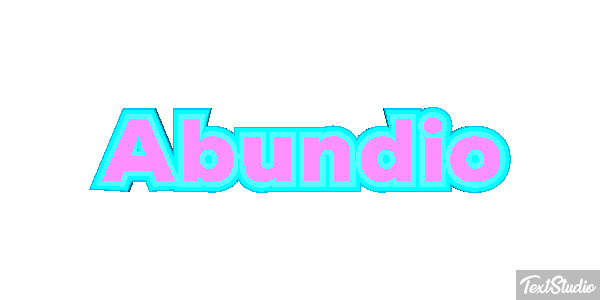 Abundio Efecto de texto