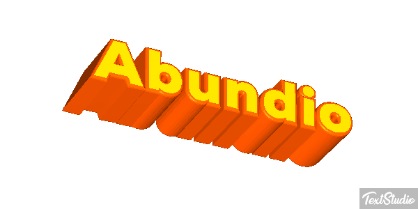 Abundio Efecto de texto