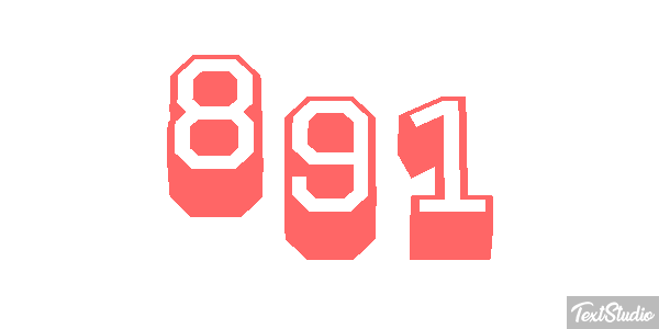 891 Текстовый эффект