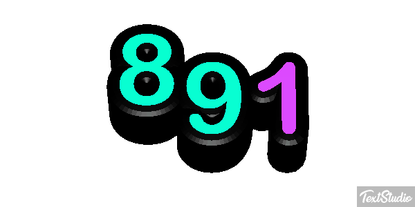891 Текстовый эффект