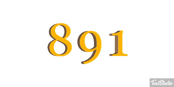 891 Текстовый эффект