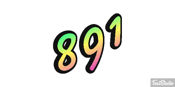 891 Текстовый эффект