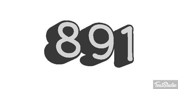 891 Текстовый эффект