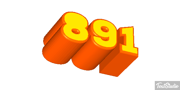891 Текстовый эффект