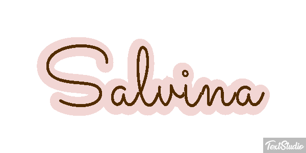 Salvina Текстовый эффект