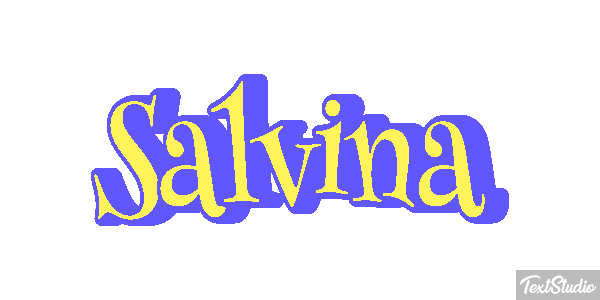 Salvina Текстовый эффект