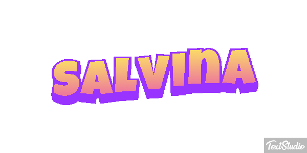 Salvina Текстовый эффект