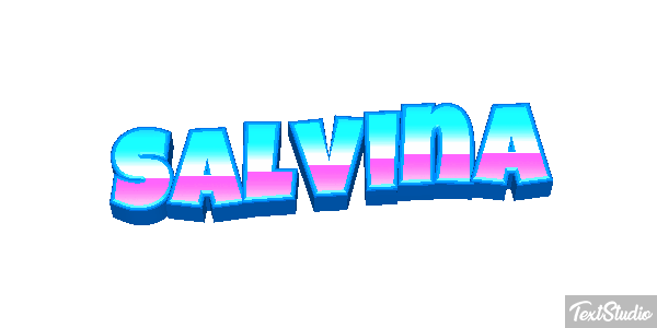 Salvina Текстовый эффект