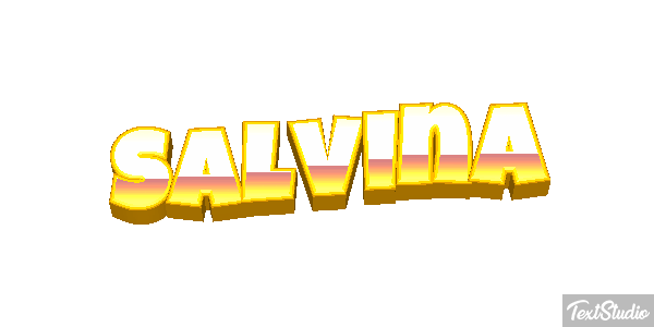 Salvina Текстовый эффект