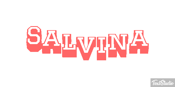 Salvina Текстовый эффект