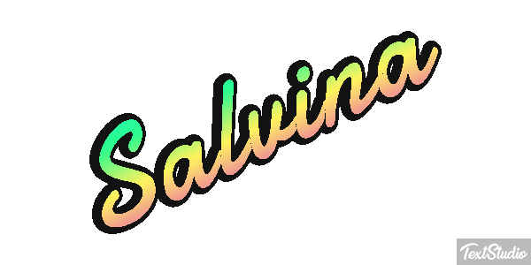 Salvina Текстовый эффект