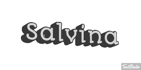 Salvina Текстовый эффект