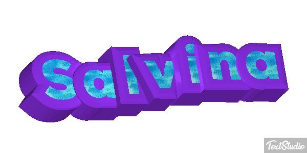Salvina Текстовый эффект