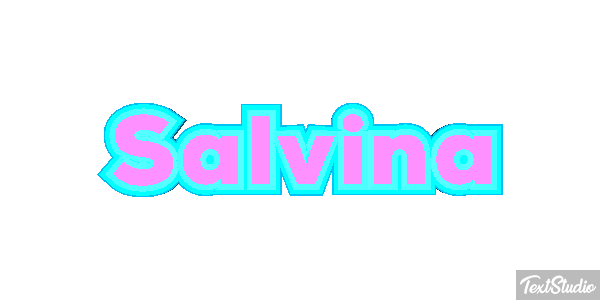 Salvina Текстовый эффект