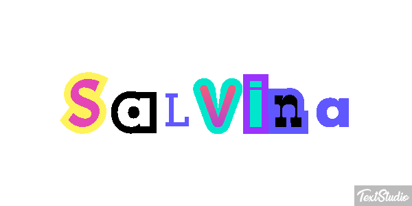 Salvina Текстовый эффект