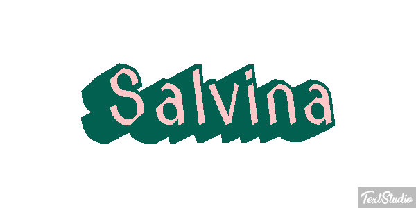 Salvina Текстовый эффект