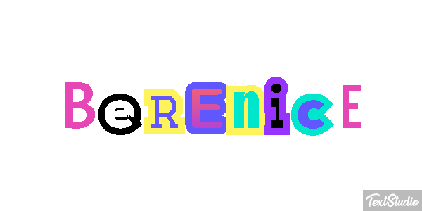 Bérénice Texteffekt
