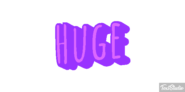 Huge Text effect