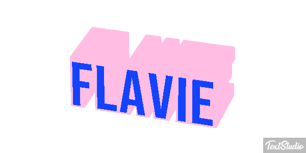 Flavie Text effect
