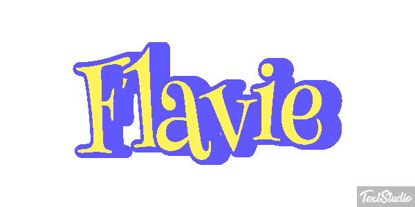 Flavie Text effect