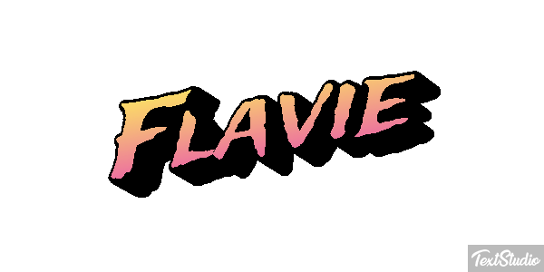Flavie Text effect
