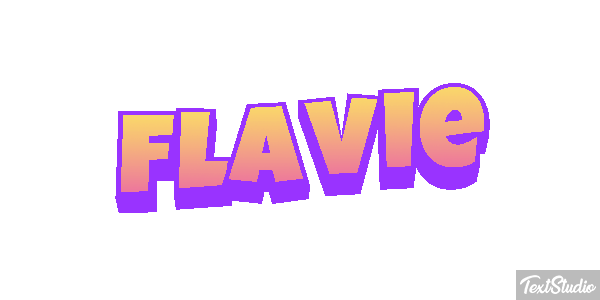 Flavie Text effect