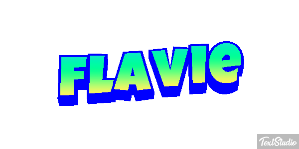 Flavie Text effect