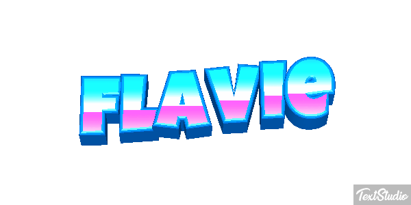 Flavie Text effect