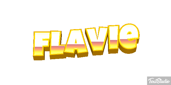 Flavie Text effect