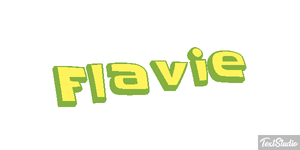 Flavie Text effect