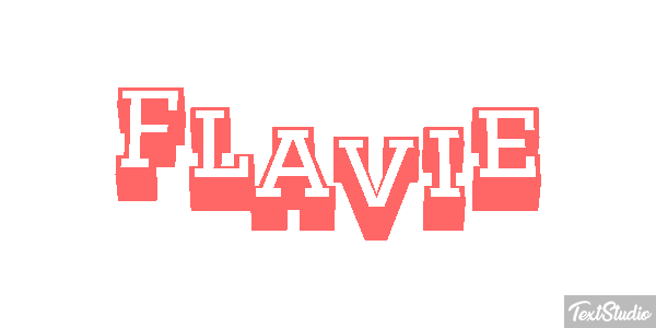Flavie Text effect
